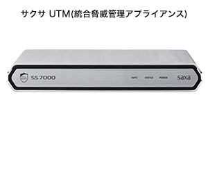 サクサ UTM(統合脅威管理アプライアンス) さまざまなネットワークセキュリティの 課題に応える、この一台を。「SS7000」